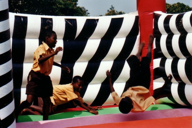 Africa with a Bouncy Castle 2004